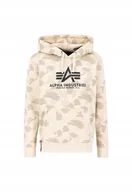 Bluzy męskie - Bluza Alpha Industries Basic Hoody Camo 178312C-699 M - miniaturka - grafika 1