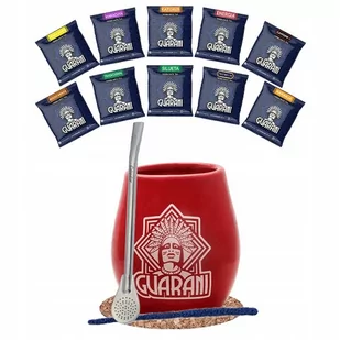 Zestaw Yerba Mate Guarani 10x50g Tykwa Bombilla - Yerba Mate - miniaturka - grafika 1