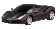 Zabawki zdalnie sterowane - Ferrari 488 GTB skala 1:24 Rastar 76000 samochód sterowany czarny - miniaturka - grafika 1
