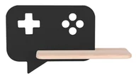 Lampy ścienne - Kinkiet led Console, lampy do pokoju dziecięcego, candellux, kinkiet dziecięcy, czarny - miniaturka - grafika 1