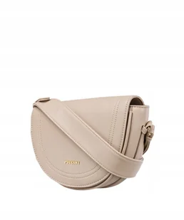 Torebka Damska Listonoszka Crossbody Półksiężyc PUCCINI Beżowa BML019 6A - Torebki damskie - miniaturka - grafika 1