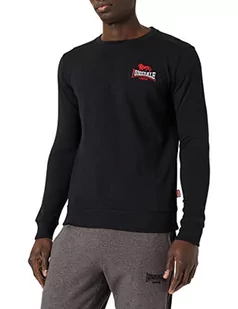 Lonsdale Bluza męska Lympstone, czarny, XXL - Bluzy męskie - miniaturka - grafika 1