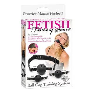 Akcesoria BDSM - Fetish Fantasy Ffs Ball Gag Training System Black - grafika 1