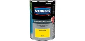 Emalie - Nobiles Emalia chlorokauczukowa Nobiles do metalu i betonu żółta 0,9 l 5588225 - miniaturka - grafika 1