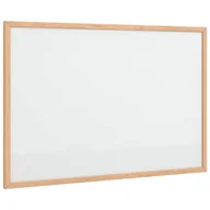Tablice interaktywne - vidaXL Tablica magnetyczna z ramą z litego drewna sosnowego 60x40 cm - miniaturka - grafika 1