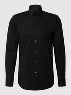 Koszule męskie - Koszula biznesowa o kroju slim fit z dodatkiem streczu - miniaturka - grafika 1