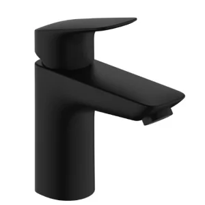 HANSGROHE 71100670 Logis Jednouchwytowa bateria umywalkowa 100 z kompletem odpływowym Czarny Matowy - Baterie umywalkowe - miniaturka - grafika 1