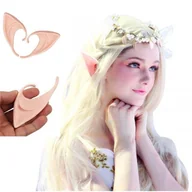 Stroje karnawałowe - Sztuczne uszy elfa wróżki trola nakładki - miniaturka - grafika 1