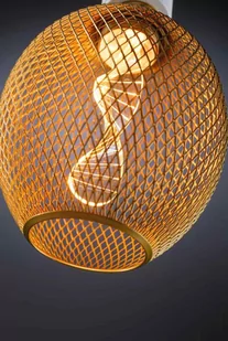 Źródło światła LED METALLIC GLOW GLOB mosiądz Helix E27 3,5W 130lm 1800K 230V - Żarówki LED - miniaturka - grafika 3