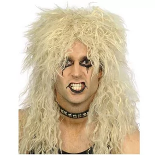 Smiffys Peruka party "Hard Rock", blond - Dodatki do strojów karnawałowych Smiffys Peruka party "Hard Rock", blond - Dodatki do strojów karnawałowych - miniaturka - grafika 1