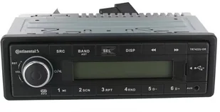 Continental TR7422U-OR FM RDS tuner USB/AUX 24V short shaft - Radia samochodowe - miniaturka - grafika 1