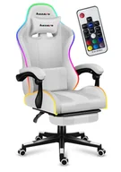 Fotele gamingowe - Huzaro Force 4.7 RGB White - miniaturka - grafika 1