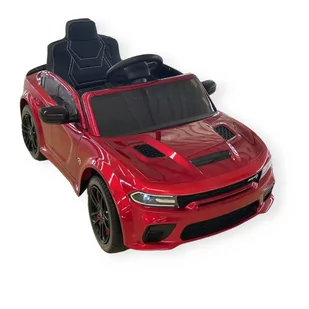 Auto na Akumulator na Licencji Dodge Charger Hellcat Czerwony Błyszczący - Pojazdy elektryczne dla dzieci - miniaturka - grafika 1