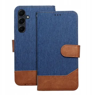Kabura JEANS Book do HUAWEI P30 Lite niebieski - Etui i futerały do telefonów - miniaturka - grafika 1