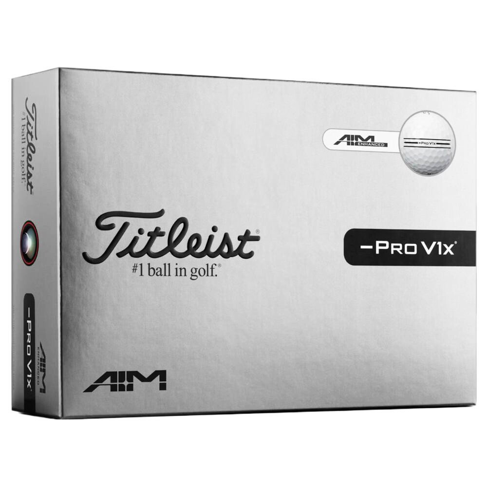 Piłki golfowe Titleist White Left Dash AIM