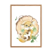 Wyposażenie pokoiku dziecięcego - Obrazek Forest Foxy - miniaturka - grafika 1