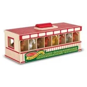 Figurki dla dzieci - Drewniana stajnia dla koni 13744 - miniaturka - grafika 1