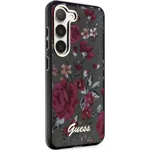 Etui Guess GUHCS23MHCFWSA do Samsung Galaxy S23+ Plus S916 zielony/kaki hardcase Flower Collection - Etui i futerały do telefonów - miniaturka - grafika 4