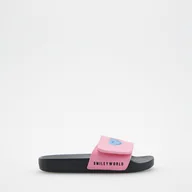 Buty dla dziewczynek - Reserved - Klapki SmileyWorld® - Czarny - miniaturka - grafika 1