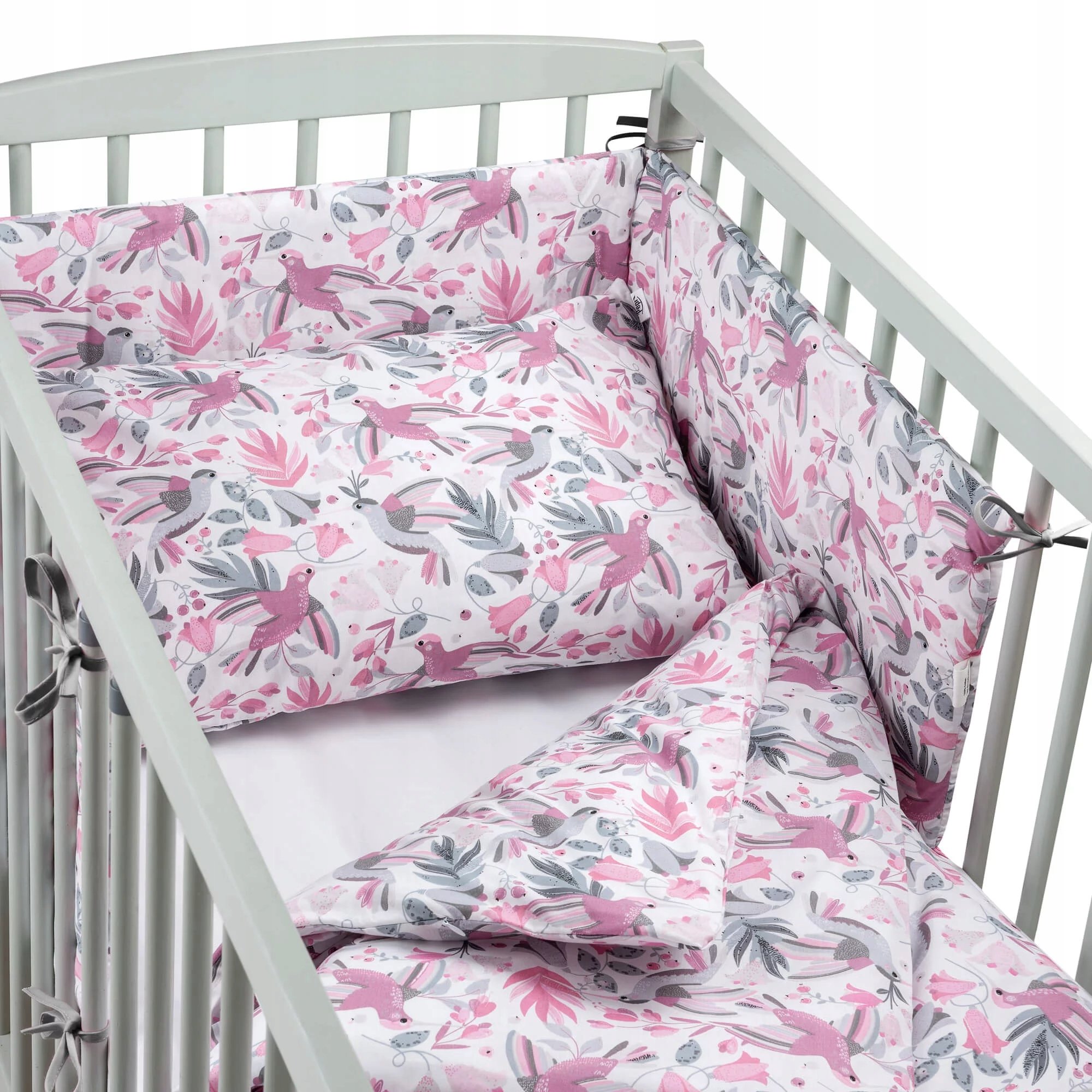 Pościel do łóżeczka 60x120 zestaw 4 elementowy bawełna 100% Pepi