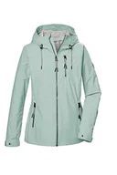 Kurtki damskie - G.I.G.A. DX Damska kurtka softshellowa/kurtka outdoorowa z kapturem GS 74 WMN SFTSHLL JCKT, light aquaverde, 48, 43052-000 - miniaturka - grafika 1