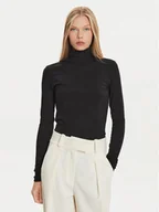 Swetry damskie - Calvin Klein Golf K20K207747 Czarny Slim Fit - miniaturka - grafika 1