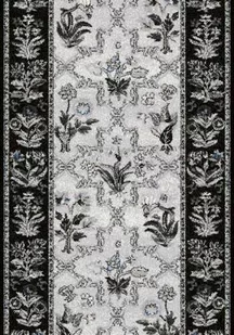Chodnik polski Agnella Isfahan OLANDIA czarny wełna - Dywany - miniaturka - grafika 1