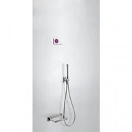 Akcesoria hydrauliczne - Tres 9286556 9286556 ESPACIO Podtynkowy termostatyczny elektroniczny zestaw nawannowy SHOWER - miniaturka - grafika 1