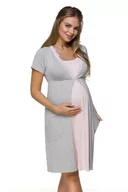 Piżamy ciążowe - Koszulka  Model 3125 (kolor Szaro-różowy, rozmiar 36) - miniaturka - grafika 1