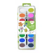 Farby i media malarskie - Happy Color Farby akwarelowe 16 kolorów - miniaturka - grafika 1