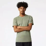 Koszulki sportowe męskie - New Balance Koszulka do biegania ACCELERATE SHORT SLEEVE MT03203OLF - miniaturka - grafika 1