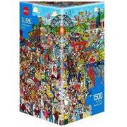 Puzzle - Heye Puzzle 1500 elementów Oktoberfest + plakat - miniaturka - grafika 1