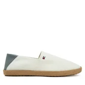 Espadryle męskie - Espadryle Tommy Hilfiger FM0FM05353 Écru - miniaturka - grafika 1