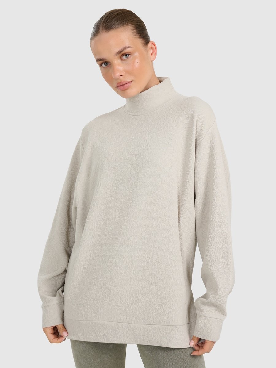 Bluza dresowa do jogi i pilatesu damska 4F 4FWAW25TFSWF589-12S Biały XL