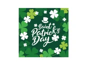Dekoracje i nakrycia stołu na imprezę - Serwetki papierowe Dzień Świętego Patryka - 33 cm - 12 szt. - miniaturka - grafika 1