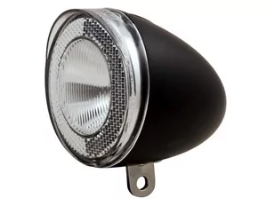 SPANNINGA Lampka przednia SWINGO XB 10luxów/ 50 lumenów + baterie czarna A-SNG-H070027 - Lampki rowerowe - miniaturka - grafika 1