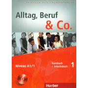 Pozostałe języki obce - Hueber  Alltag Beruf & Co 1 KB + AB - miniaturka - grafika 1