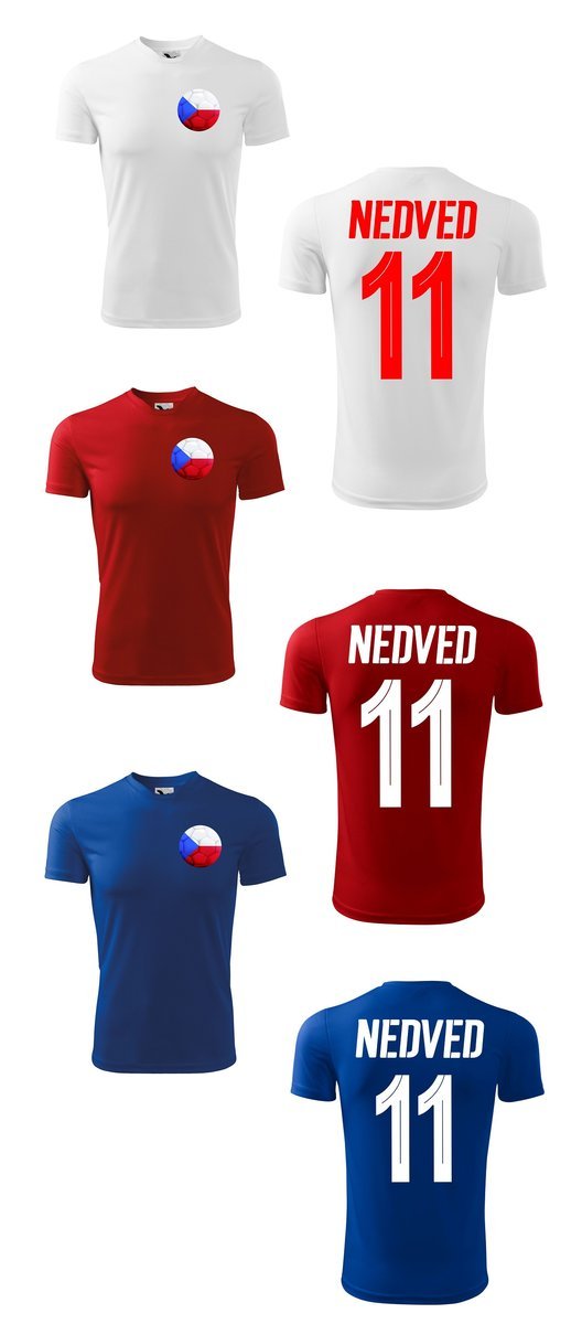 Treningowa Koszulka CZECHY Pavel NEDVED 11 jr