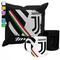 Gadżety dla niej i dla niego - ZESTAW KUBEK MAGICZNY ZMIENIAJĄCY KOLOR + POSZEWKA JUVENTUS KLUBY+ IMIĘ - miniaturka - grafika 1