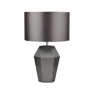 Lampy stojące - Searchlight Lampa stołowa Polygon ze szklaną podstawą - miniaturka - grafika 1