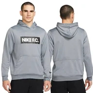 Bluzy sportowe męskie - Bluza sportowa męska Nike FC Libero Dri-Fit treningowa kangurka z kapturem - miniaturka - grafika 1