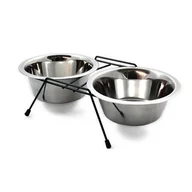 Miski dla psów - Barry King BARRY KING STOJAK Z MISKAMI 2,8 L MALOWANY ZH_04007 - miniaturka - grafika 1
