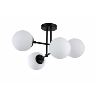 Roma lampa sufitowa 4-punktowa czarna LP-1345/4P BK - Lampy sufitowe - miniaturka - grafika 1
