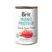 Mokra karma dla psów - Brit Mono Protein Tuna&Sweet Potato 400g Mokra karma monobiałkowa dla psa - miniaturka - grafika 1