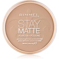 Pudry do twarzy - Rimmel London London Stay Matte puder 14 g dla kobiet 010 Warm Honey - miniaturka - grafika 1