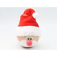 Bombki - Bombka styropianowa LED Mikołaj 8 cm - miniaturka - grafika 1