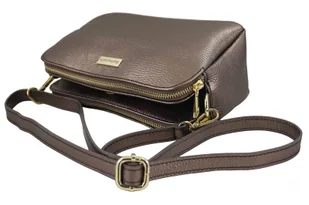 Damska torebka metalizowana - Złota ciemna - Torebki damskie - miniaturka - grafika 7