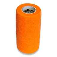 Apteczki i materiały opatrunkowe - yellowBAND Bandaż Kohezyjny 10cm x 4,5m Intensywny Pomarańczowy - miniaturka - grafika 1
