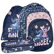 Zestawy szkolne - ZESTAW Szkolny Plecak Tornister Disney Lilo i Stitch i Angel 4 Elementy - miniaturka - grafika 1