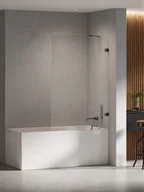Parawany nawannowe - Parawan nawannowy New Trendy Eventa 60x150 uniwersalny czarny/chrom EXK-5688 - miniaturka - grafika 1